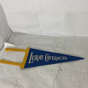 Vintage 1950's Luray Caverns VA Mini Felt Pennant 9" Souvenir